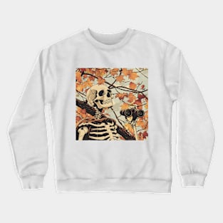 Skeleton Birdwatching Crewneck Sweatshirt